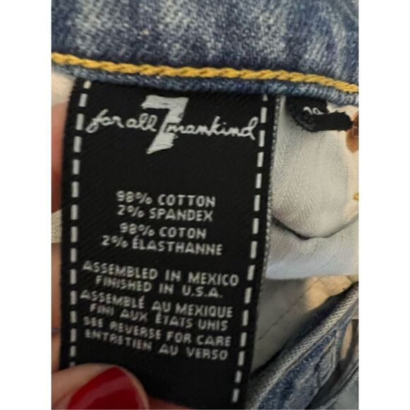 7 For All Mankind Womens Edie Jeans Size 29 - Picture 4 of 4